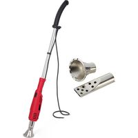 Weed Burner with 2 Nozzles Electric Weed Remover Thermal Weeding Stick BBQ Igniter 2000W Up to 650℃