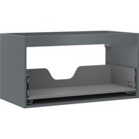 Mexen Box-A cuerpo del mueble bajo lavabo 90 cm, 1 cajón, grafito mate - 91AX0-0900-470-1-66