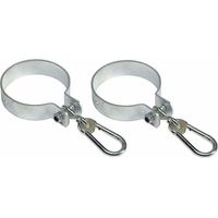 Set mit 2 Schaukelhaken mit Karabiner für runde Balken Ø 2,5 cm