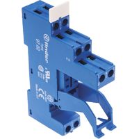 Support relais Finder série 97 8 contacts, Rail DIN, 250V c.a., pour Relais série 46.52 ( Prix pour 1 )