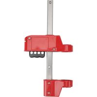 Ortviai Serrure de Sécurité pour Bride Aveugle en Alliage d’Aluminium et Acier – Robuste, Réglable, Adaptée aux Tuyaux et Vannes