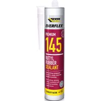 Everbuild 145GY Everflex 145 Butyl Rubber Sealant 300ml Grey EVB145GY