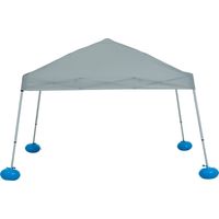 Stoff schwimmender Poolpavillon GRAN - 300cm x 300cm, blau