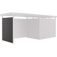 Parete laterale per tetto laterale casetta HighLine H2 grigio quarzo metallizzato