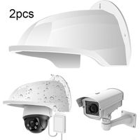 Copertura antipioggia e antipolvere per telecamera esterna da 2 pezzi, resistente alle intemperie, visibilità chiara