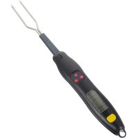Thermomètre à viande sans fil, fourchette à churrasco, extérieur en acier inoxydable