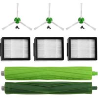 Accessory pack for Roomba E5 E6 i3 i3+ i7 j7 j7+ e5154 e5158 Complete Replacement Kit for Spare Parts, Side Brushes, Filters, Extractor Rollers