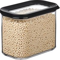 Mepal tarro de almacenamiento modula 1000 ml - negro