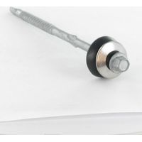 Vis autoperceuse Tête hexagonale TH 6.5X130 Forte tenue à la corrosion Acier galvanisé à chaud Rondelle-2000 pièces