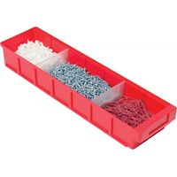 Boite rangement VKB 600x93x83 mm rouge (Par 16)