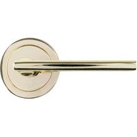 Manilla de puerta handlock straight handle aluminio 2 piezas
