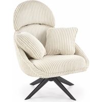 Sillón Houston 1962, Crema, 100x78x82cm, Tapiz, Patas: Metal, 0