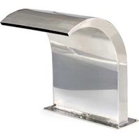 Barriera d'acqua a cascata per piscine, larghezza 350 mm, AISI-304