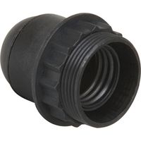 DEBFLEX - DOUILLE E27 1/2 FILETEE PLASTIQUE NOIR - 712700