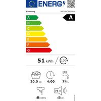Lavadora Samsung WF20DG8650BWU3 20kg 1100RPM Eficiencia Clase A