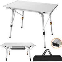 3ft Campingtisch Alu Tisch Klapptisch klappbar Gartentisch bis 30 KG für Camping
