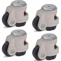 "Casters for construction equipment - BLICKLE - Castor leveling 50 mm - Set of 4 - Capacity 50 kg"