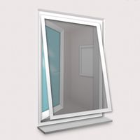 Cadre moustiquaire pour fenêtre 100x120 cm – Aluminium laqué blanc – Installation facile sans abîmer le châssis – Barrière efficace contre les insectes – Confortex