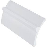 Lot de 3 corniches plafond en polystyrène L290 x l4.6 x H9 cm blanc - DORICA