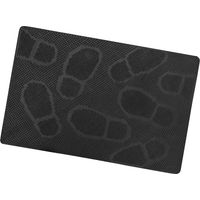 Zerbino Gomma Ingresso Raschiafango Dentato Robusto Antiscivolo 40x60 Cm 100% Made In Italy