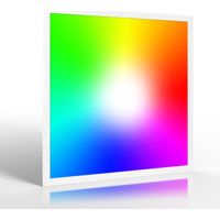 RGB+CCT LED Panel Pro 62x62cm 48W 24V Rahmen weiß