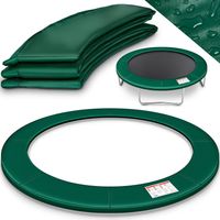 KIDUKU Housse de protection pour bordure de trampoline verte Ø427 cm, housse de protection pour ressorts, résistante aux déchirures