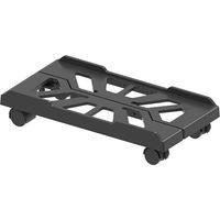 Support mobile, tour d'ordinateur ventilée avec 4 roulettes, compatible avec la plupart des tour d'ordinateur, convient aux joueurs et aux étudiants.