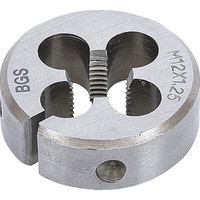Bgs Technic – Filière M12 x 1.25 – Acier spécial GCr15 – Ø extérieur 38.1 mm – Pour filetage standard à droite – Épaisseur 12 mm