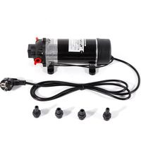 Pompe d'appoint Pompes de surpression 160PSI Mini Pompe à eau à membrane Auto Amorçage Eau 220V 5.1-5.5L / min 0.55A