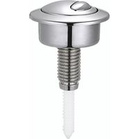 Pulsante per cassetta di scarico a doppio scarico. Adatto a Twyford/Siamp Optima 49, galvanizzato.