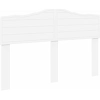 Vidaxl – Tête de lit moderne en bois d'ingénierie blanc – Style minimaliste – Dos fini pour espaces contemporains – Facilité de nettoyage