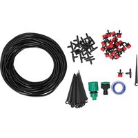 Kit d'irrigation goutte-à-goutte automatique, système de buse réglable de 20m, équipement de jardin, DIY
