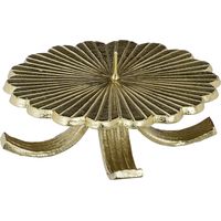 Mica Decorations Kerzenständer Reva aluminium 7 x 13 cm gold Kerzenhalter