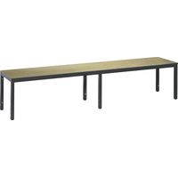 C+P, Banc de vestiaire COMFORT, assise en stratifié HPL,