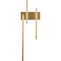 Trada - Lampada da parete a LED, 28W, 70cm Ottone dorato