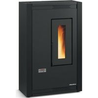 LA NORDICA Stufa A Pellet Ventilata Luisella Nero 5.0