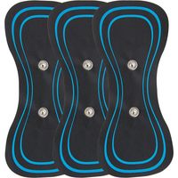 EMS-Massagepads für Nacken, Hüfte und Körper zur Linderung von Muskelschmerzen (Aufkleber) 04163-AquaForge