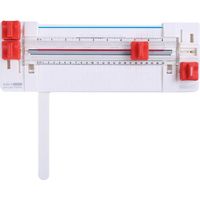 KW-trio 4in1 Mini Paper Trimmer Rotary Cutter 23cm Cut Length for A3 A4 Paper Width Desktop Paper Cu-White