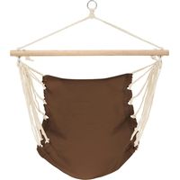 Hamac pliable Marron vidaXL