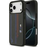 BMW M Kevlar-Linien & Logo MagSafe Hülle für iPhone 17 Pro Max – Schwarz