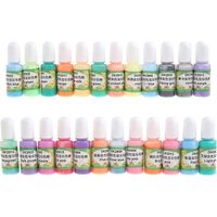 Colorant liquide pour résine époxy, colorant, teinture, encre, diffusion UV, résine colorée concentrée