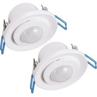 Lot de 2 Détecteurs de mouvement orientable IP20