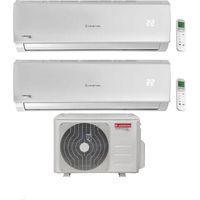 Ariston Climatizzatore Dual Split Alys R 32 9+9 con DUALC50XD0-O Inverter Wi-Fi Optional Classe A++