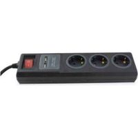 Mehrfachbasis mit drei Buchsen + 2 USB + 1,4-Meter-Schalter GSC 000803392