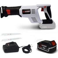 la batería de sierra de sable 20V X-Intérprete cargador de batería XPRS20LI + 4 + Ah - Se entrega con 2 hojas de madera / metal