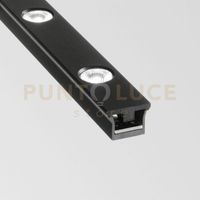 Ideal Lux Lampada da soffitto Stick 1 luce LED integrato nero metallo
