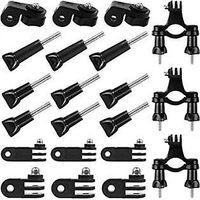 accessoires Gopro 3 Sets Bike Sports Camera Mounting Kit : Accessoires De Haute Qualit, Compatible Avec Gopro 6,7,8,9,10, La Camra Sport Est Idale