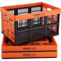 Panier de Rangement Plastique Pliable 3PCS Caisse de Rangement