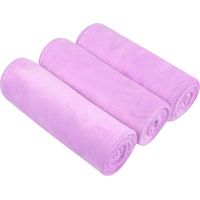 BW&HM Serviette Sport Musculation Serviette Gym Fitness Sechage Rapide et Absorbant Femme Homme 40 x 80 cm Lot de 3 Violet Clair