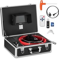 Telecamera endoscopica diagnostica per ispezione in custodia 12 LED TFT 7'' SD 30 m